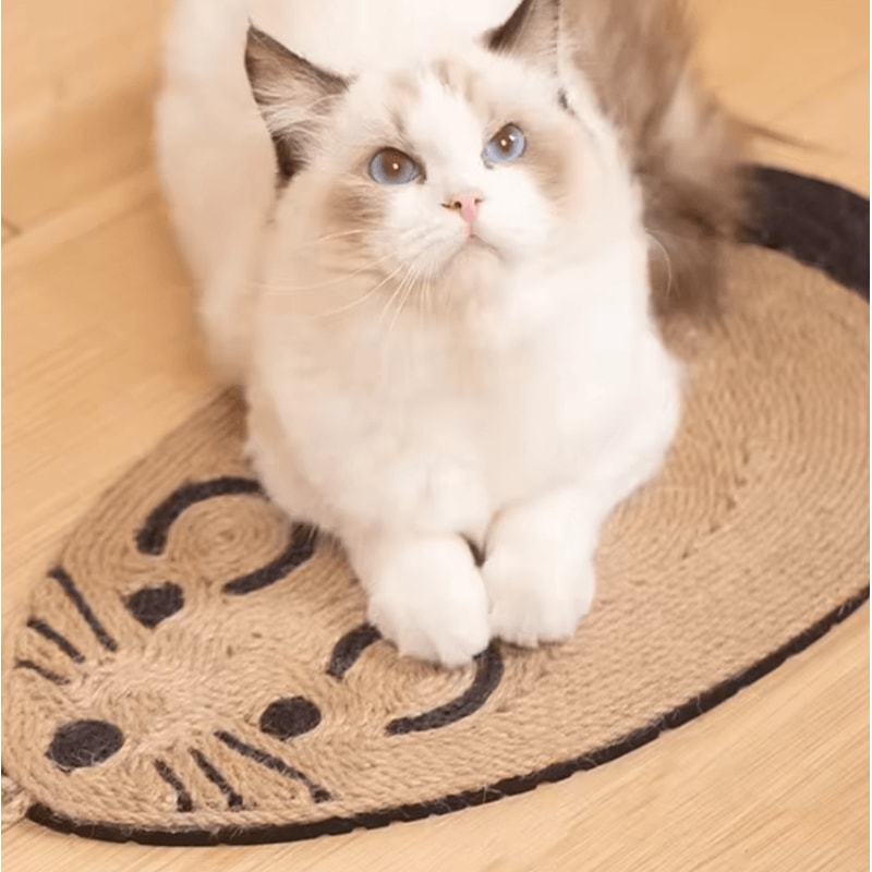EcoScratch Natural Sisal Cat Scratching Mat For Indoor Cats 2