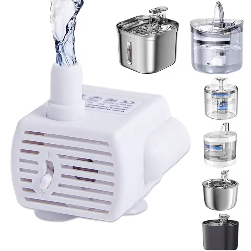 QuietFlow USB Replacement Water Pump For Pet Water Fountains 1