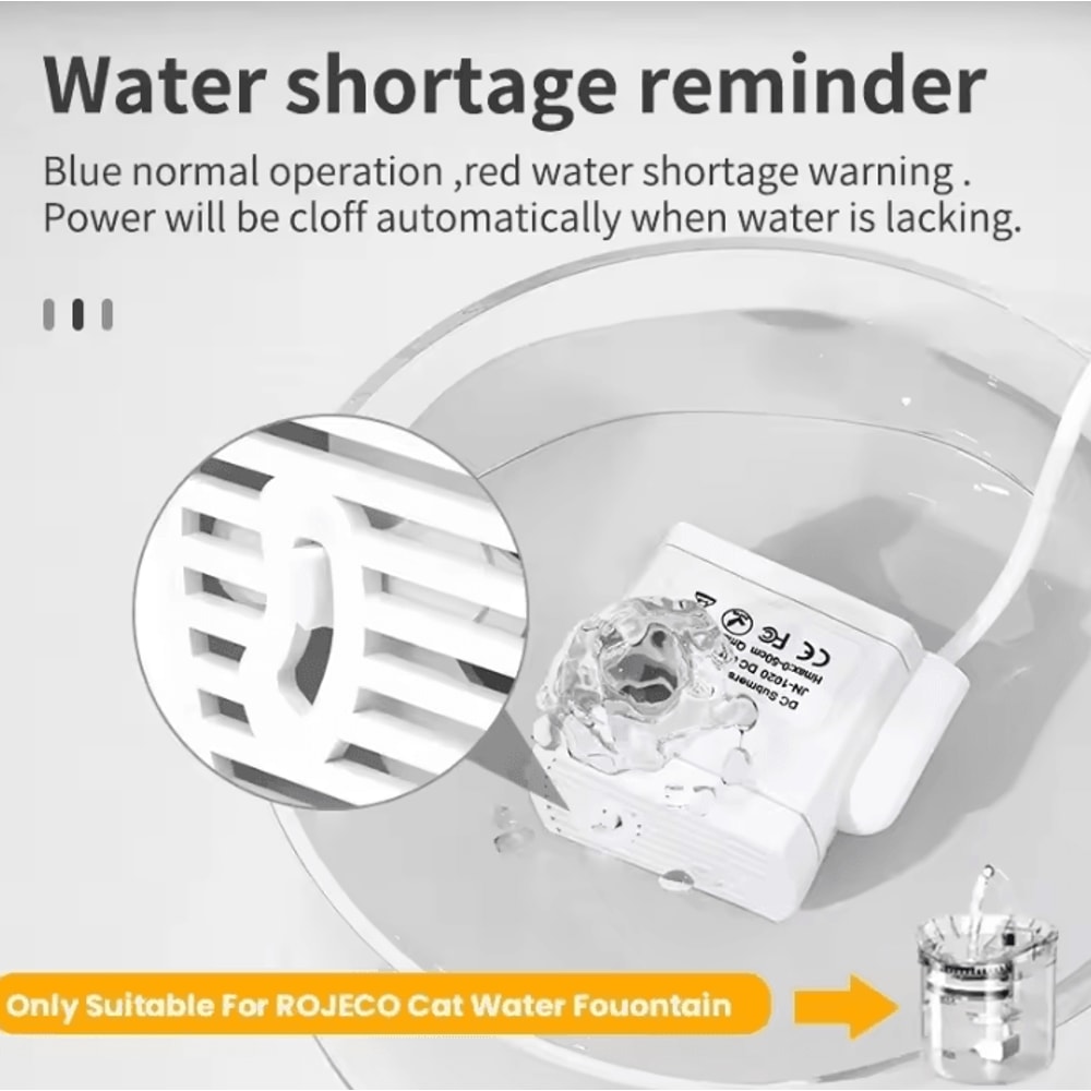 QuietFlow USB Replacement Water Pump For Pet Water Fountains 3