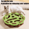 CleverPaws Felt Cat Puzzle Scratcher Maze Toy With Bell 1