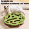 CleverPaws Felt Cat Puzzle Scratcher Maze Toy With Bell 1