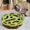 CleverPaws Felt Cat Puzzle Scratcher Maze Toy With Bell 2