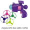 SkyChase Flying Disc Launcher Toy Set For Cats Kittens 2
