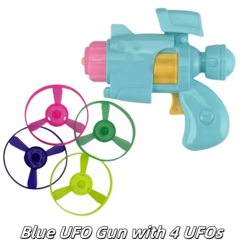 SkyChase Flying Disc Launcher Toy Set For Cats Kittens 4