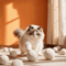 QuietPounce Silent Wool Ball Cat Toy For Chasing Chewing Fun 3