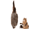 Fluffy Bunny Fur Cat Kicker Toy Interactive Plush Hunting Toy For Indoor Cats 3