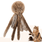 Fluffy Bunny Fur Cat Kicker Toy Interactive Plush Hunting Toy For Indoor Cats 4