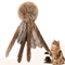 Fluffy Bunny Fur Cat Kicker Toy Interactive Plush Hunting Toy For Indoor Cats 4