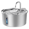 PureFlow 32L Stainless Steel Pet Water Fountain Automatic Filtered Drinking Station For Cats Dogs 0