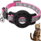 SafeTrack AirTag Cat Collar Adjustable AntiLost Collar With Secure AirTag Holder Bell 3