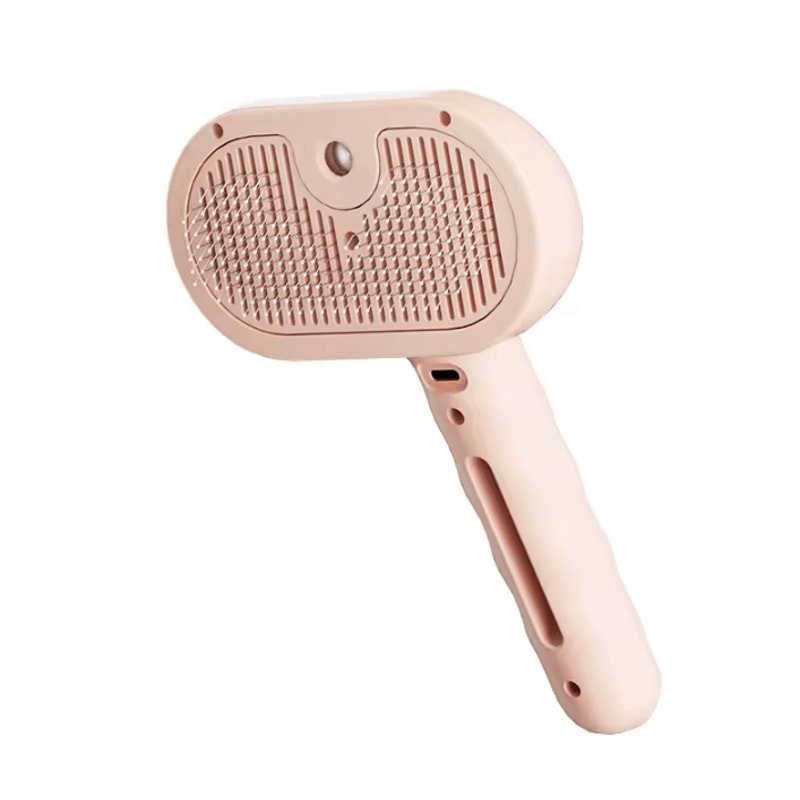 SteamGroom 3in1 Pet Brush Electric Spray Massage Deshedding Comb For Cats Dogs 3