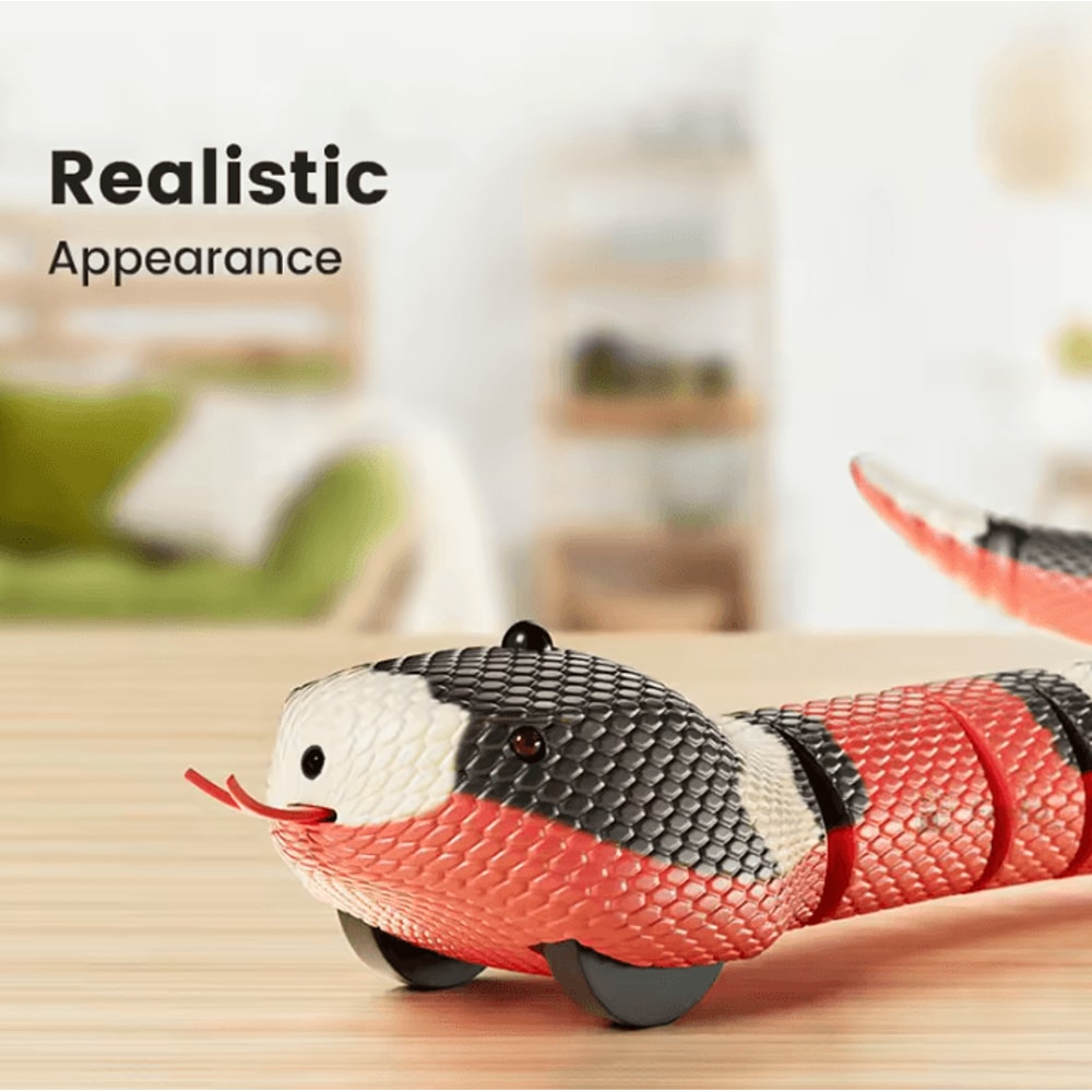 RoboSnake Interactive Cat Toy Smart Sensing USB Rechargeable Moving Snake For Cats Dogs 1