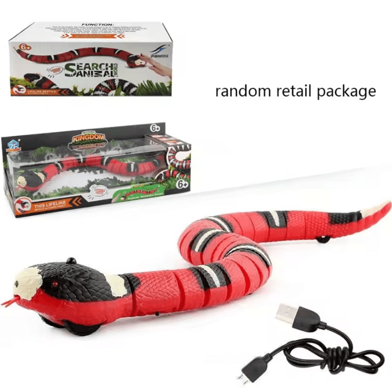 RoboSnake Interactive Cat Toy Smart Sensing USB Rechargeable Moving Snake For Cats Dogs 5