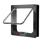 SecurePass 4Way Locking Pet Door Transparent Cat Puppy Flap For Easy Indoor Outdoor Access 5