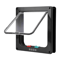 SecurePass 4Way Locking Pet Door Transparent Cat Puppy Flap For Easy Indoor Outdoor Access 5