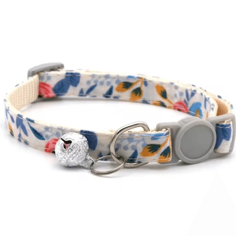 DaisyCharm Adjustable Pet Bandana Collar Floral Breakaway Scarf For Cats Small Dogs 2