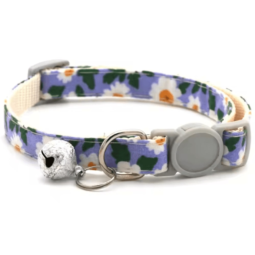 DaisyCharm Adjustable Pet Bandana Collar Floral Breakaway Scarf For Cats Small Dogs 7