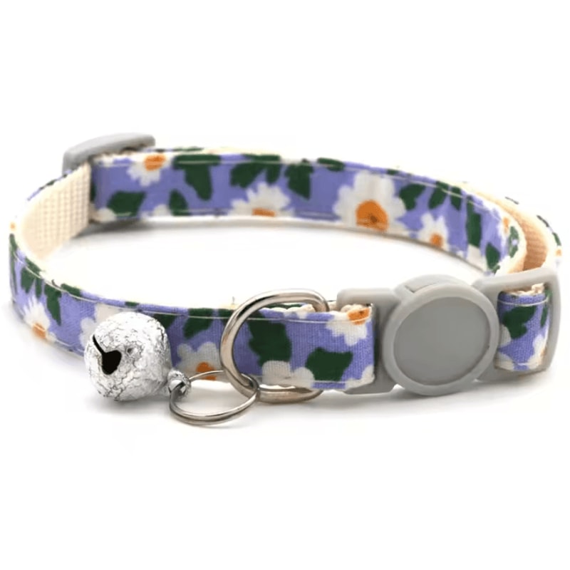 DaisyCharm Adjustable Pet Bandana Collar Floral Breakaway Scarf For Cats Small Dogs 7