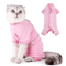 HealPurr Cat Recovery Suit Soft AntiLicking Surgical Onesie For Cats Small Pets 5