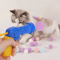 PounceBlaster Interactive Cat Toy Launcher Plush Ball Shooting Game For Indoor Cats 3