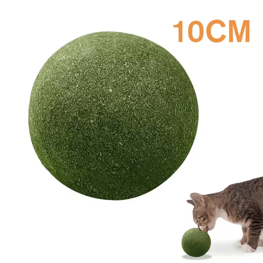 MintMellow Giant Catnip Ball Natural Lickable Cat Toy For Stress Relief Indoor Play 5