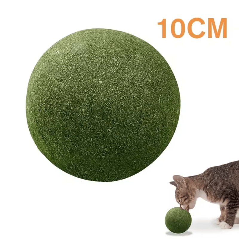 MintMellow Giant Catnip Ball Natural Lickable Cat Toy For Stress Relief Indoor Play 5