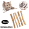 Natural Silvervine Cat Chew Sticks Catnip Sticks For Dental Care Play 0