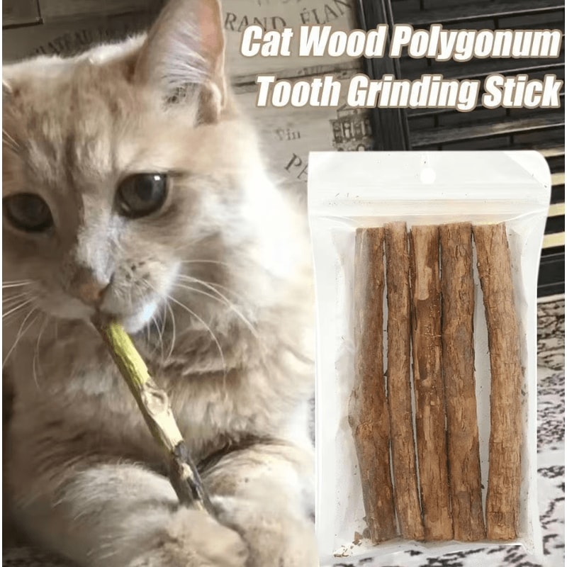 Natural Silvervine Cat Chew Sticks Catnip Sticks For Dental Care Play 2
