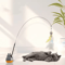Feather Flutter Cat Wand Toy Interactive Cat Feather Toy For Endless Chase Play 1