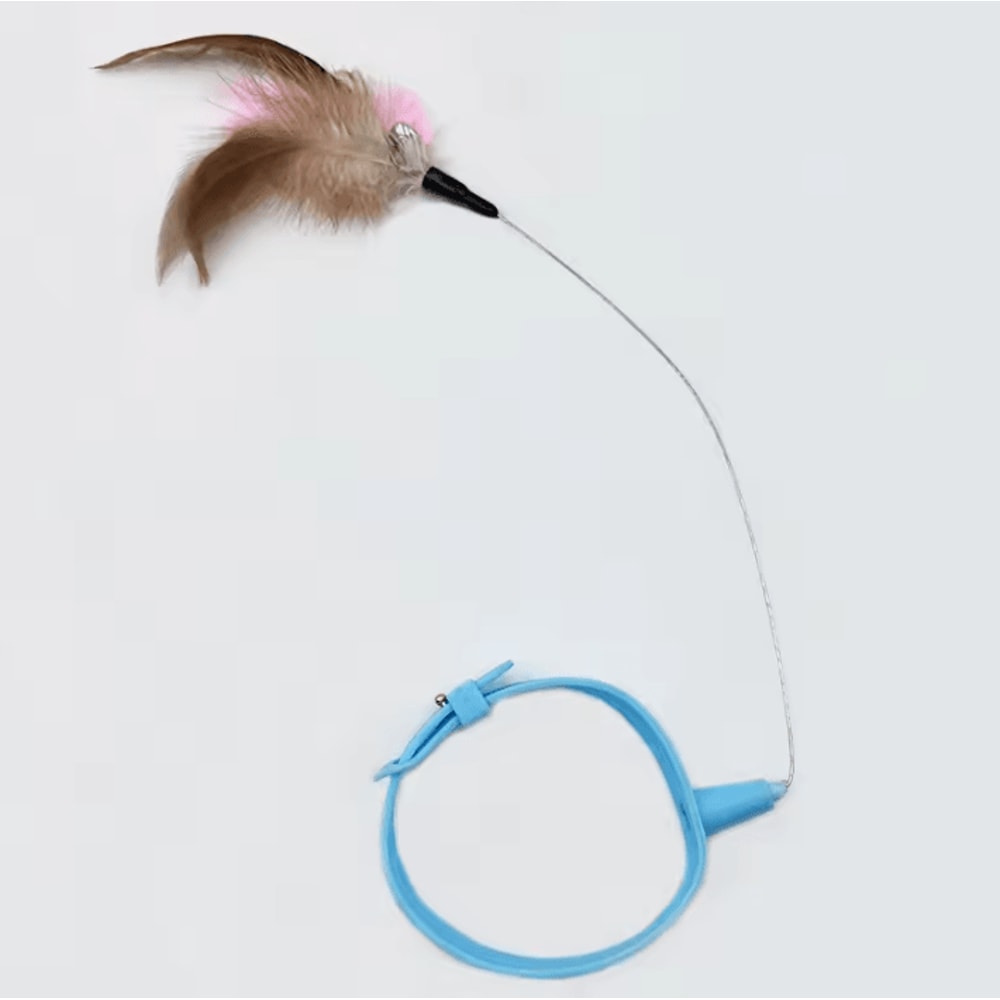 Feather Flutter Cat Wand Toy Interactive Cat Feather Toy For Endless Chase Play 4