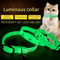 GlowSafe Silicone Cat Collar Glow In The Dark Cat Collar With Bell Reflective Safety Design 0