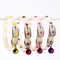 GlowSafe Silicone Cat Collar Glow In The Dark Cat Collar With Bell Reflective Safety Design 3