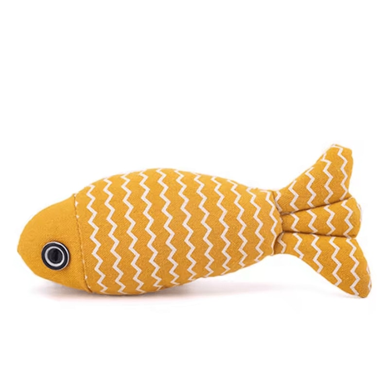 Realistic Fish Kicker Toy Interactive Cat Kicker Toy For Play Chewing Exercise 4