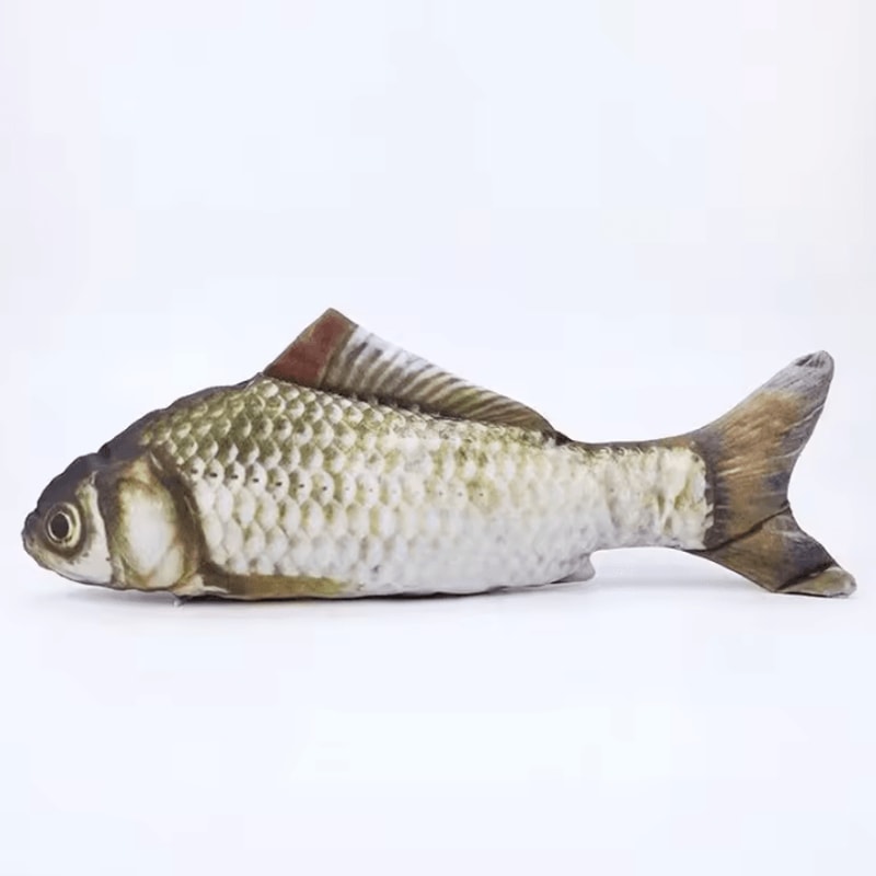 Realistic Fish Kicker Toy Interactive Cat Kicker Toy For Play Chewing Exercise 7