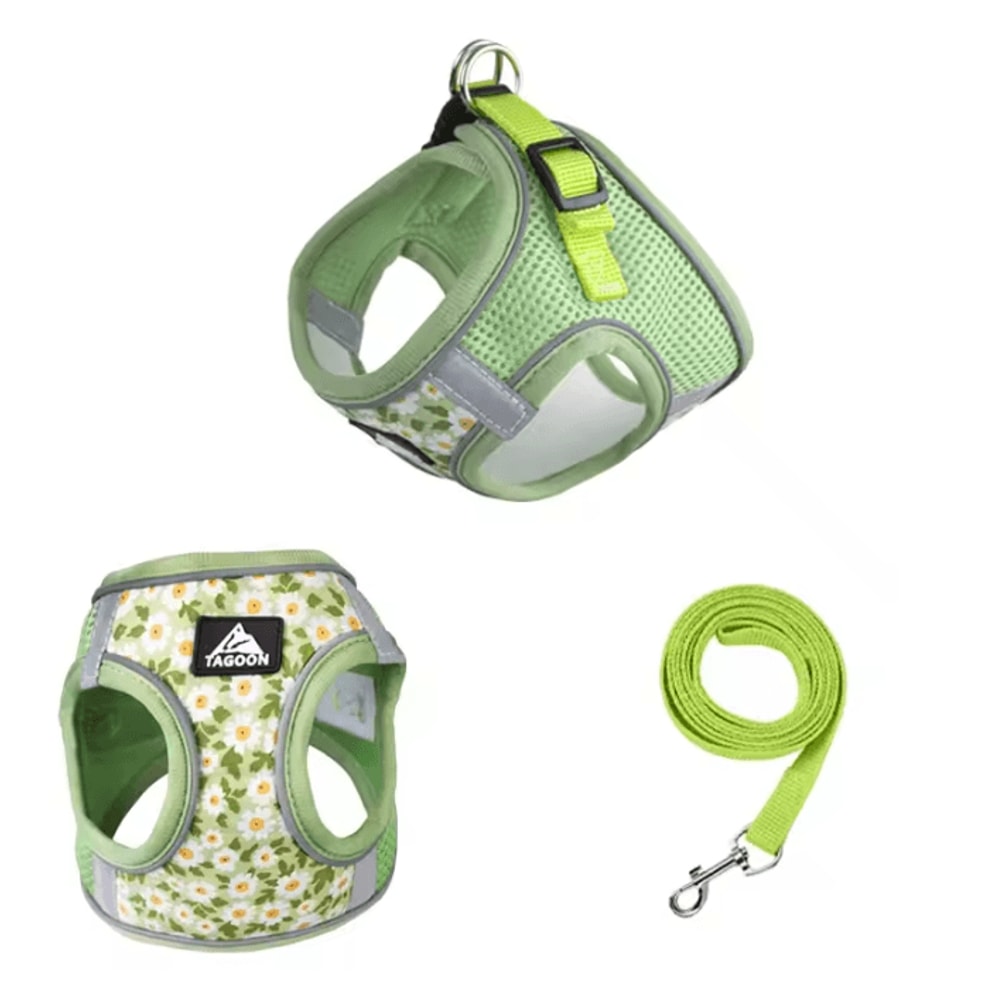 Reflective EscapeProof Cat Harness Leash Set Cat Harness And Leash For Safe Outdoor Adventures 5