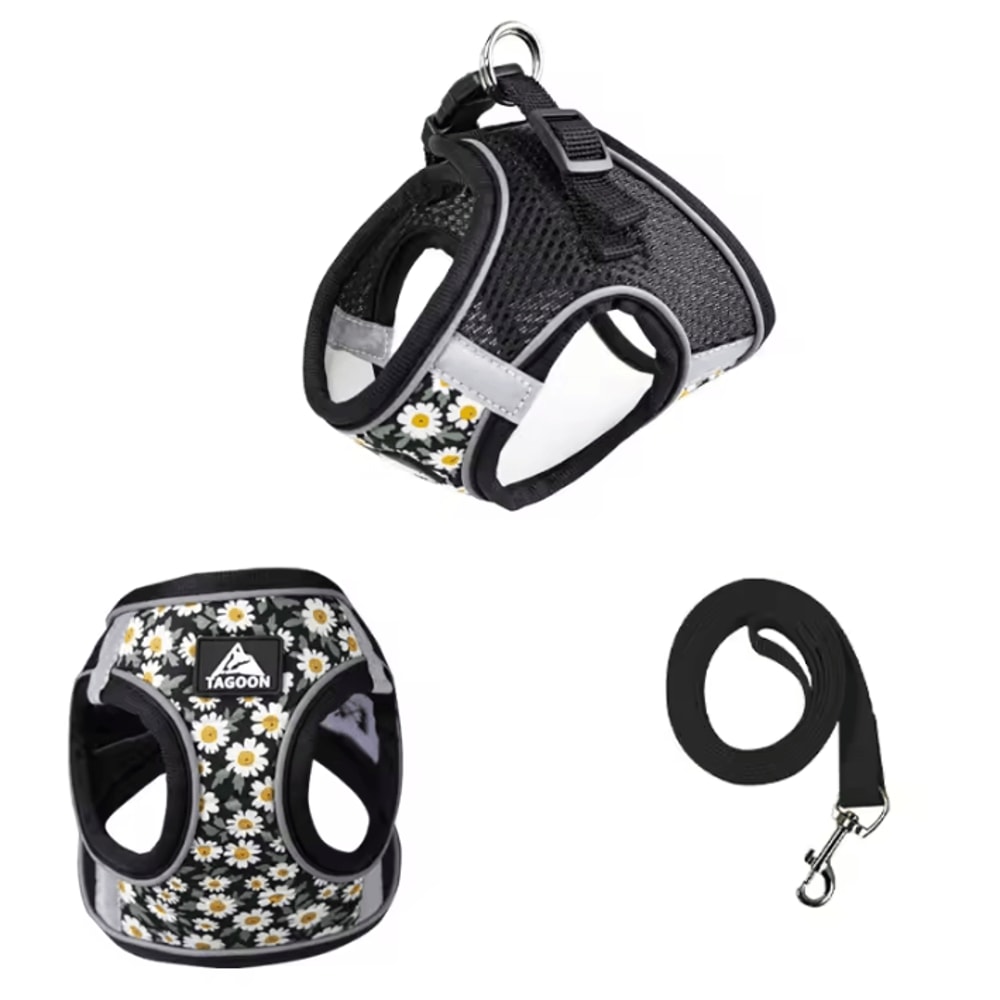Reflective EscapeProof Cat Harness Leash Set Cat Harness And Leash For Safe Outdoor Adventures 7