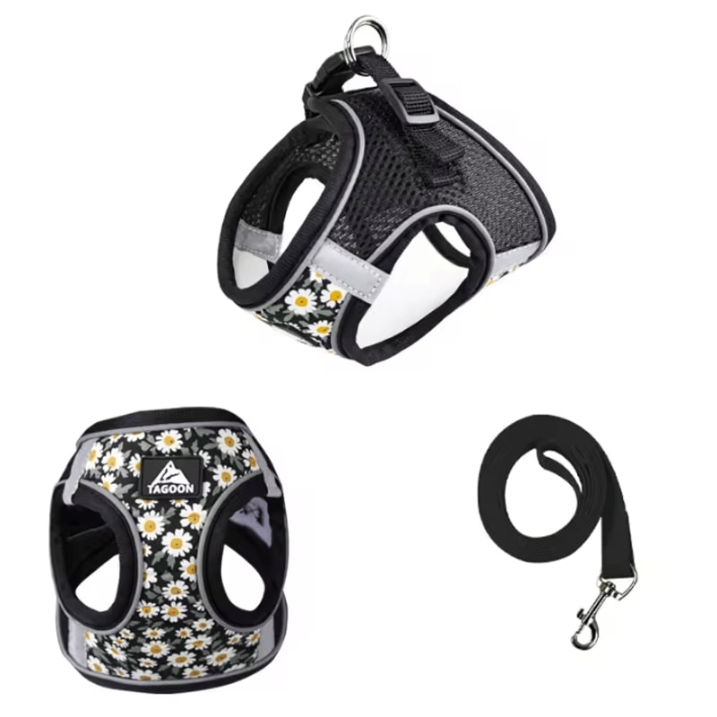 Reflective EscapeProof Cat Harness Leash Set Cat Harness And Leash For Safe Outdoor Adventures 7