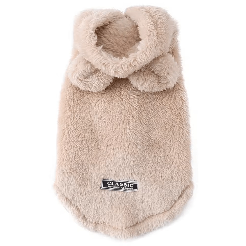CozyPaws Fleece Pet Hoodie Cat Sweater For Warmth Comfort ColdWeather Style 4