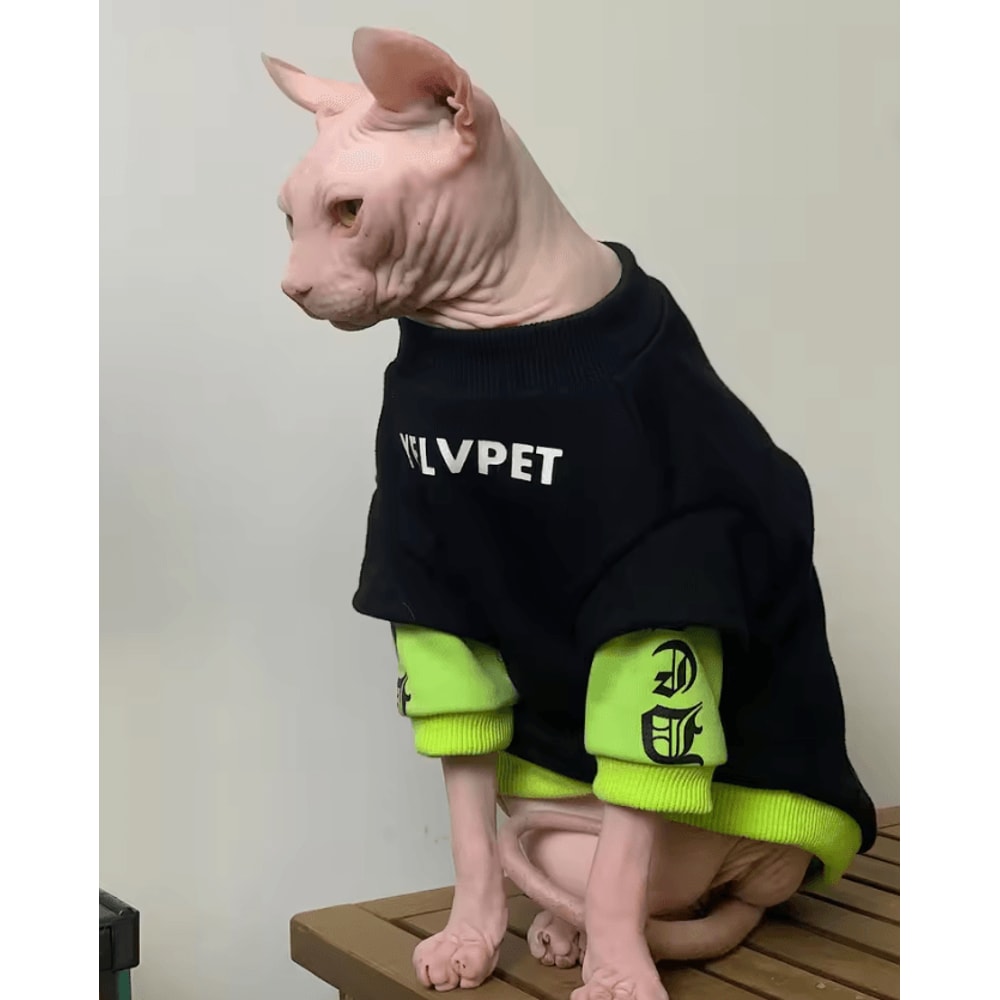 CozyFit Sphynx Cat Sweatshirt Sphynx Cat Clothes For Warmth Comfort Everyday Style 2