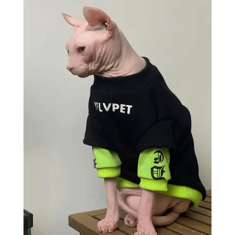 CozyFit Sphynx Cat Sweatshirt Sphynx Cat Clothes For Warmth Comfort Everyday Style 2