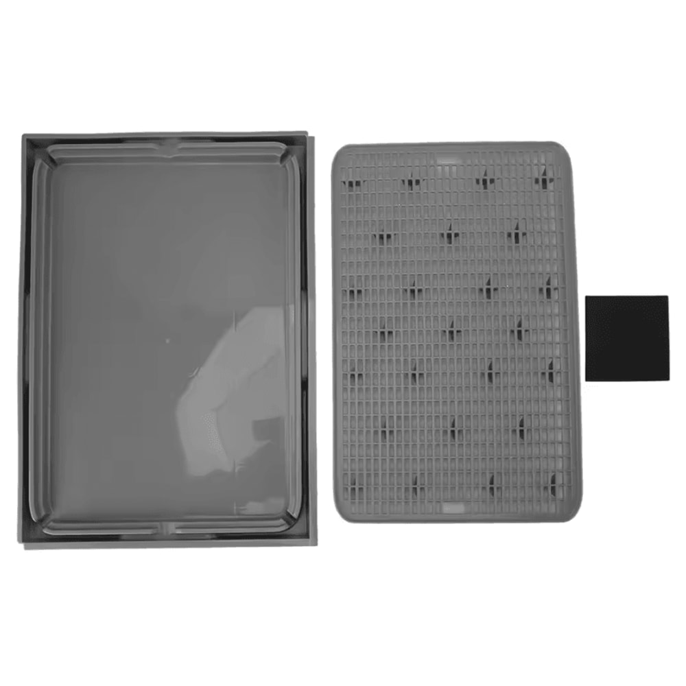 CleanStep DoubleLayer Litter Mat Cat Litter Mat For Cleaner Floors Less Tracking 3