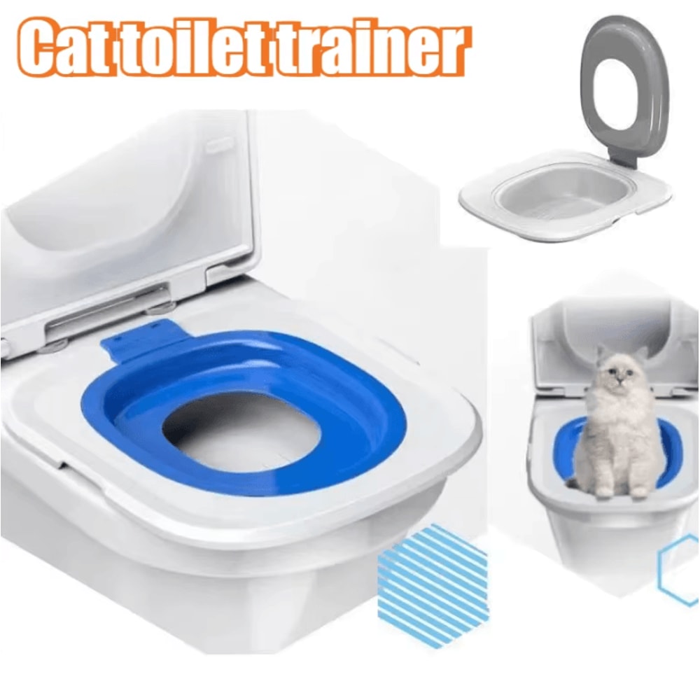 EasyTrain Cat Toilet Training System Cat Toilet Trainer For A Cleaner LitterFree Lifestyle 0