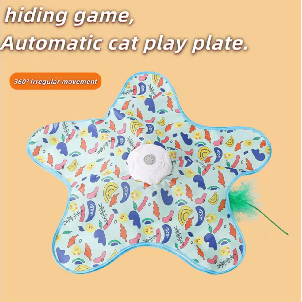 WhirlHide Interactive Hunting Toy Automatic Cat Toy For Endless Chase Surprise Play 3