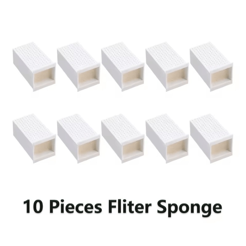 PureFlow Carbon Sponge Filter Set Cat Water Fountain Filters For Cleaner Healthier Hydration 0