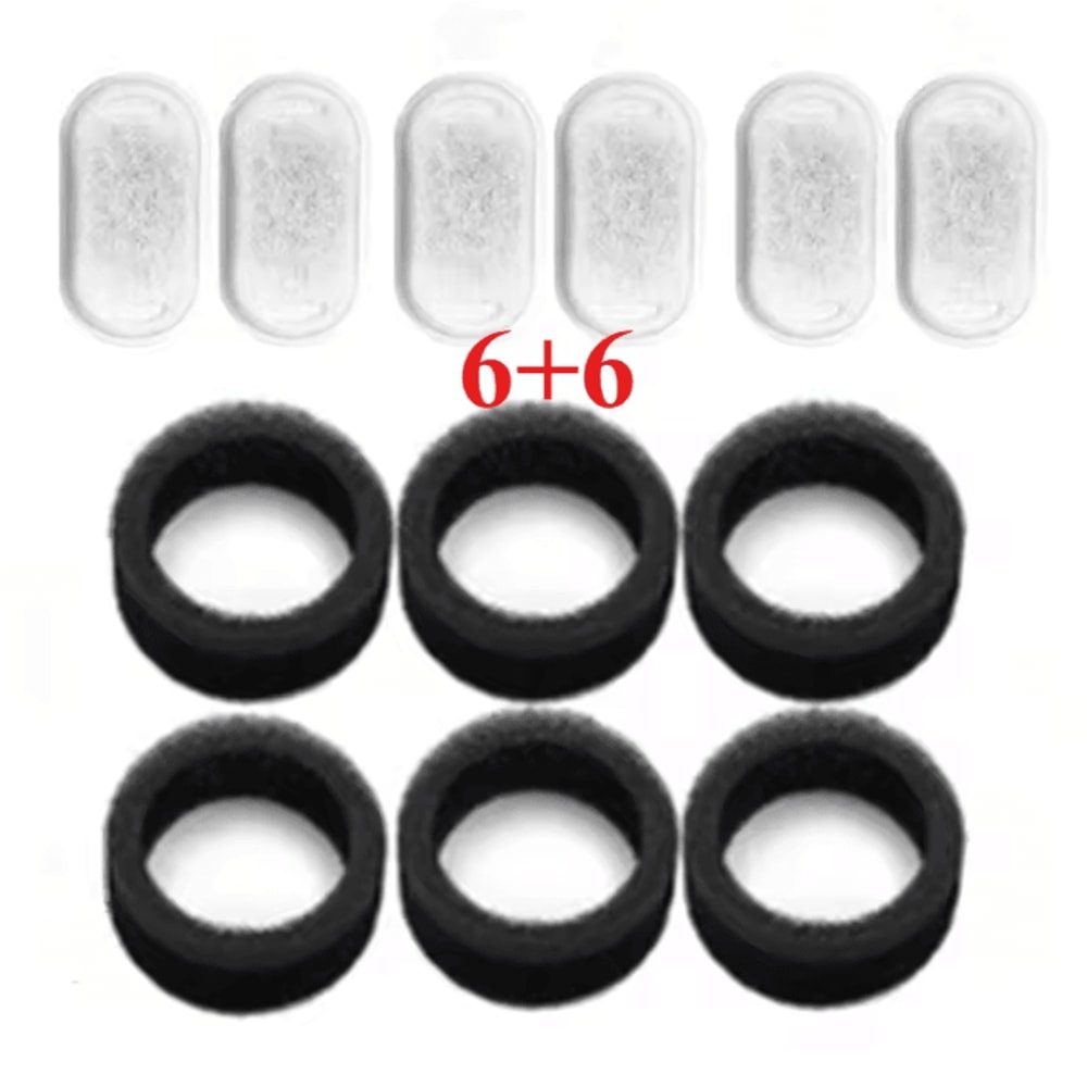 PureFlow Carbon Sponge Filter Set Cat Water Fountain Filters For Cleaner Healthier Hydration 5