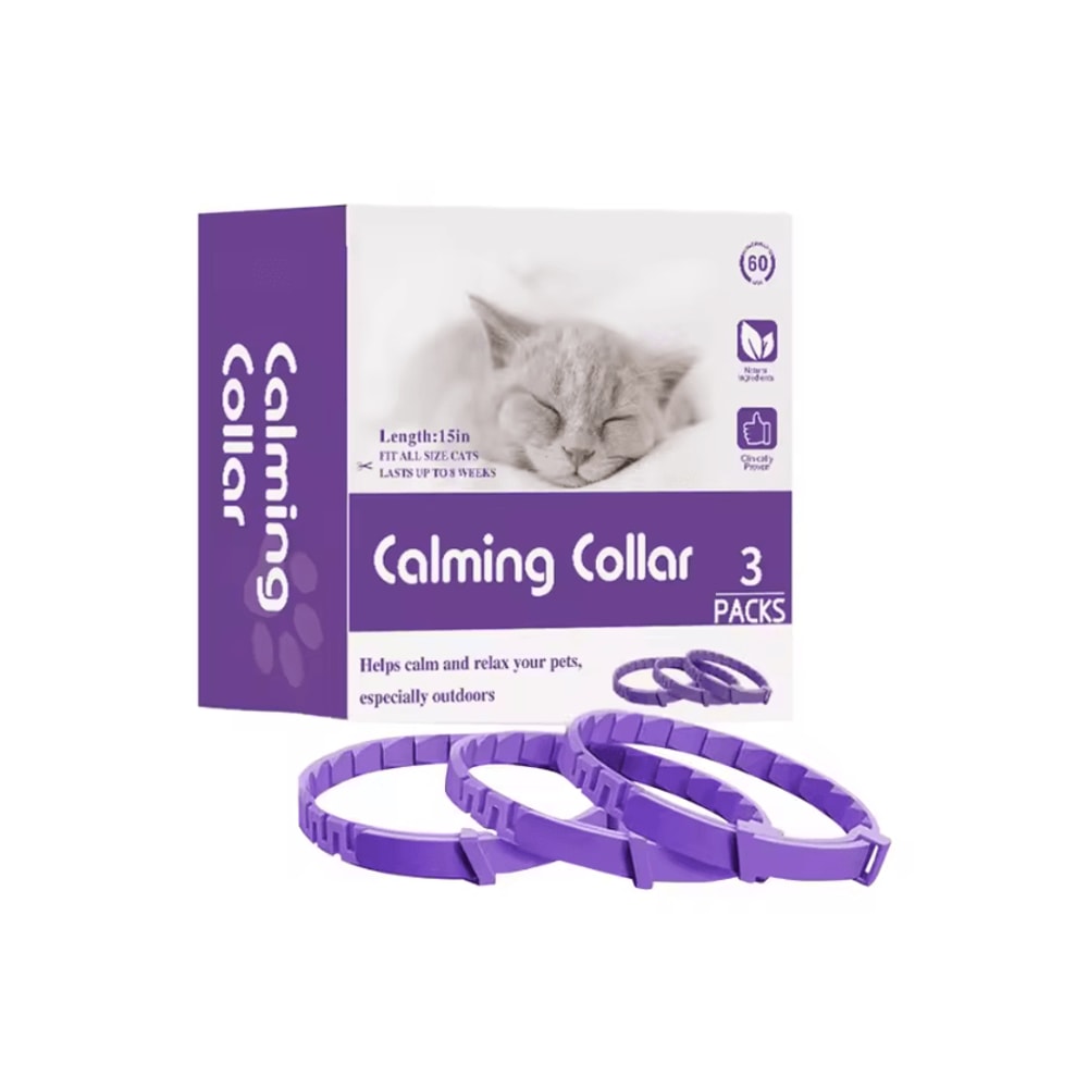 CalmComfort Pheromone Collar Calming Collar For Cats For Stress Relief Everyday Comfort 4