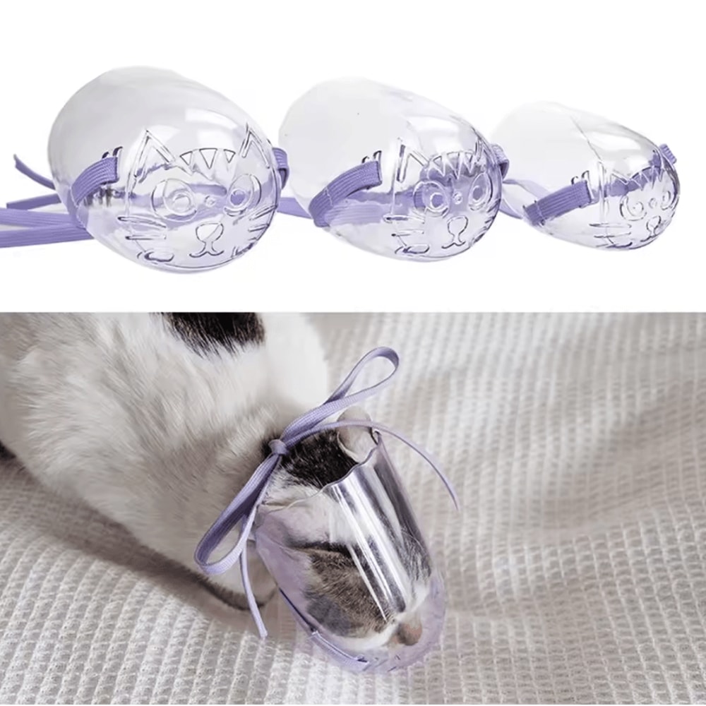 ClearView Cat Grooming Muzzle Cat Grooming Muzzle For Safer Handling StressFree Care 1