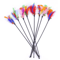 Feather Bell Cat Teaser Wand Interactive Cat Teaser Toy For Chasing Jumping Bonding 4