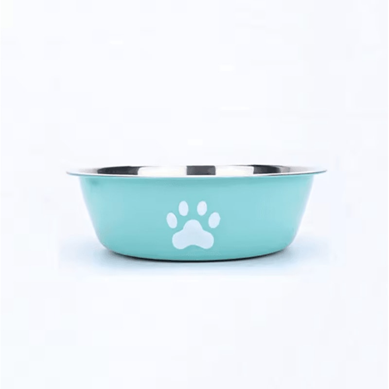 Stainless Steel NonSlip Pet Feeding Bowl For Cats Dogs 4