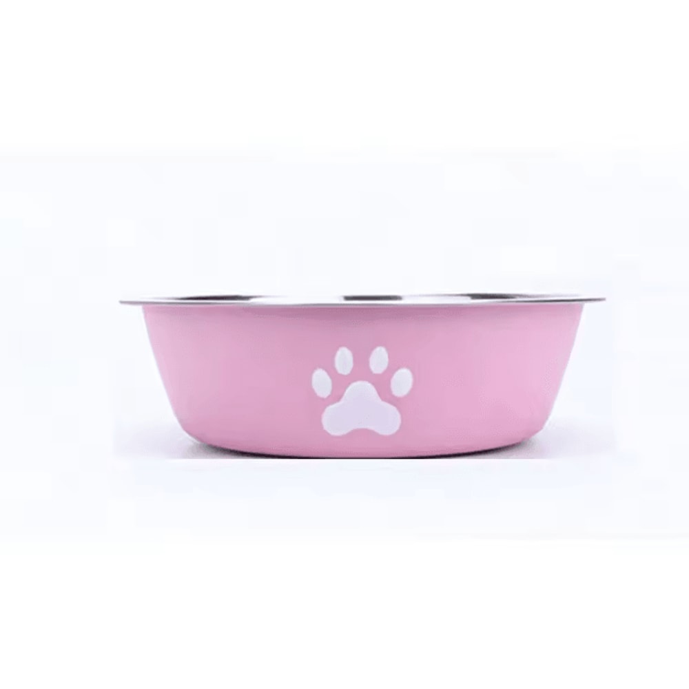 Stainless Steel NonSlip Pet Feeding Bowl For Cats Dogs 5